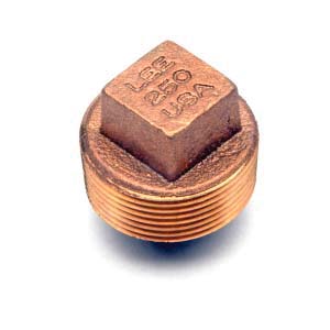1-1/2 LF DOMESTIC BRASS PLUG SOLID
