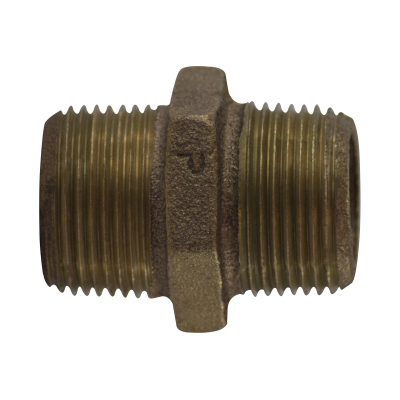 1/2 BRONZE HEX NIPPLE