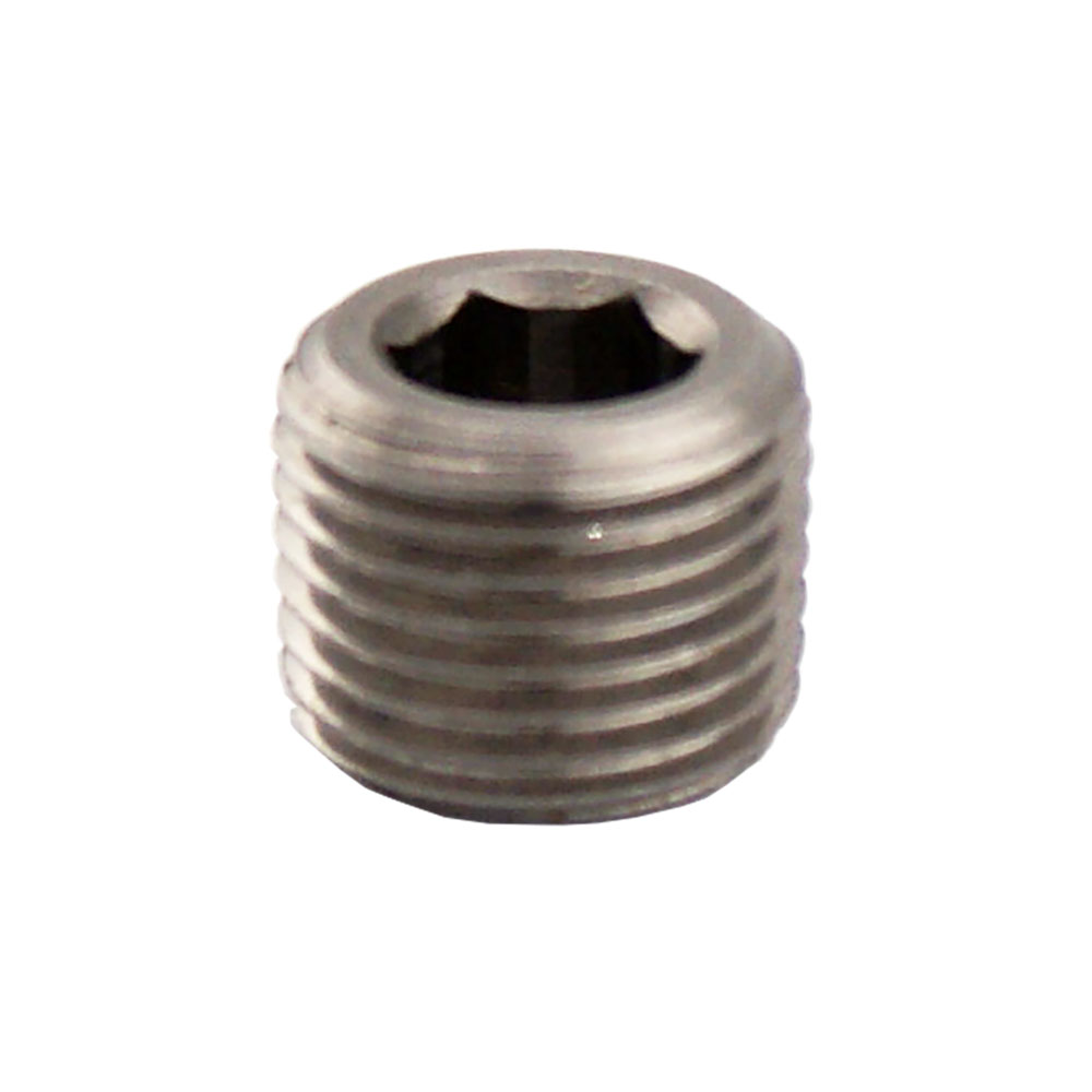 1/8-28 BSPT C/S HEX PLUG