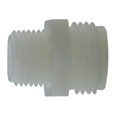 3/4MGH X 3/4MIP WHITE NYLON ADPT