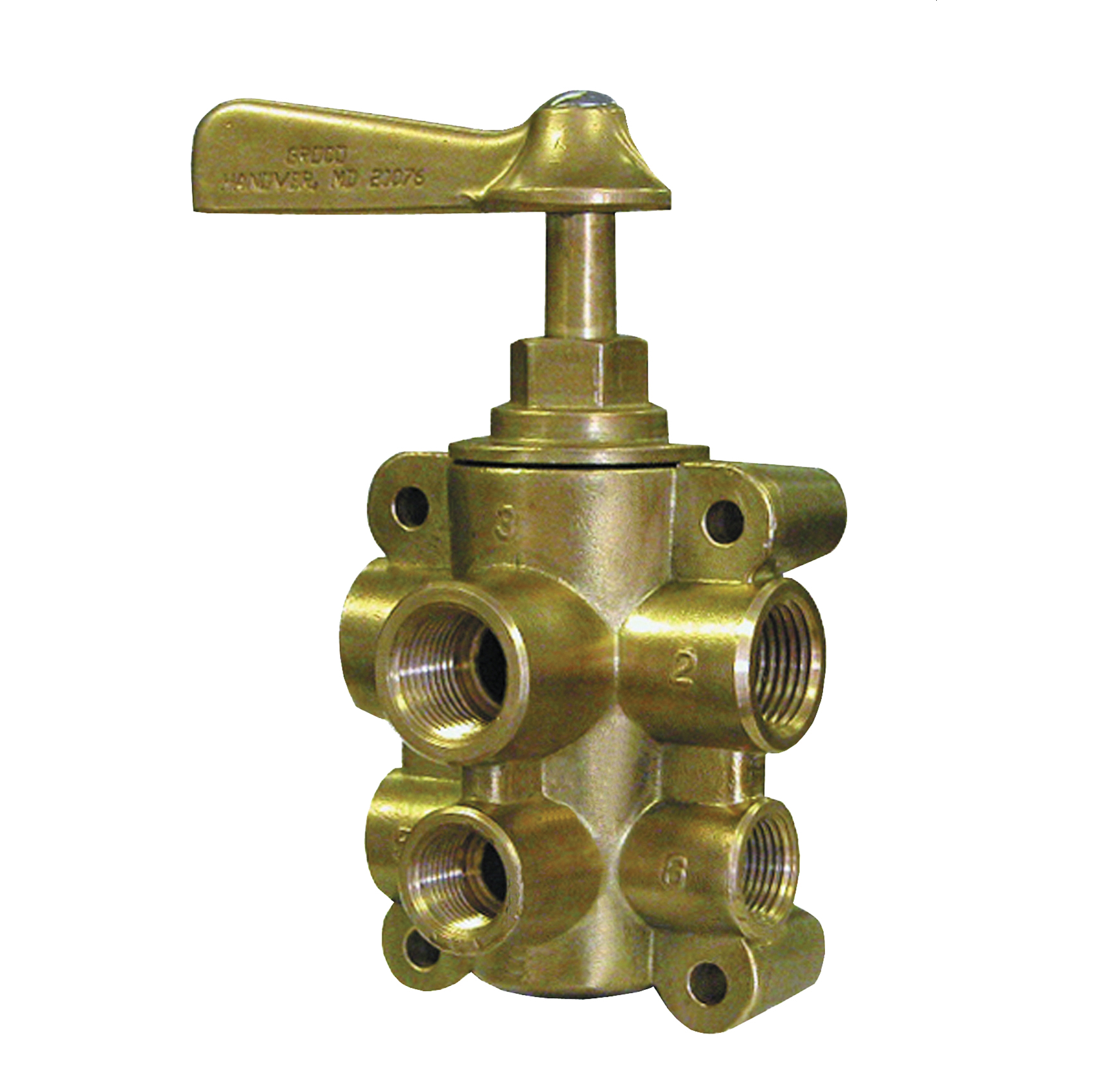1/2 X 3/8 SIX PORT FUEL VALVE