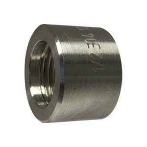 1/4 1000# T-316 BARSTOCK HALF COUPLING