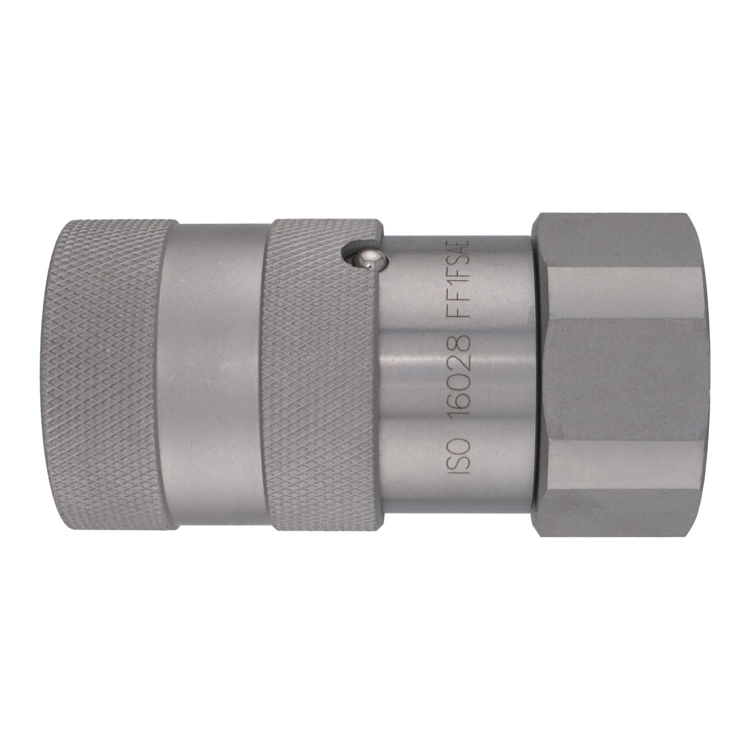 1 FLUSH FACE FEMALE ORB COUPLER