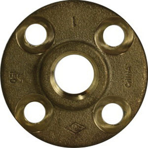 1-1/2 BRASS COMP FLNG THRD LF