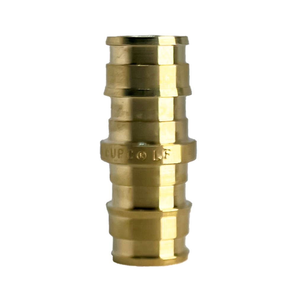 1/2 PEX CPLG LF BRASS CE