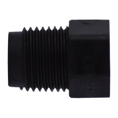 1/8 BLACK POLY HEX HEAD PLUG