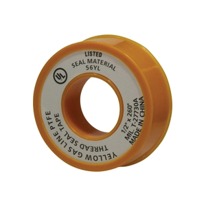 3/4 X 520 YELLOW GAS LINE TAPE