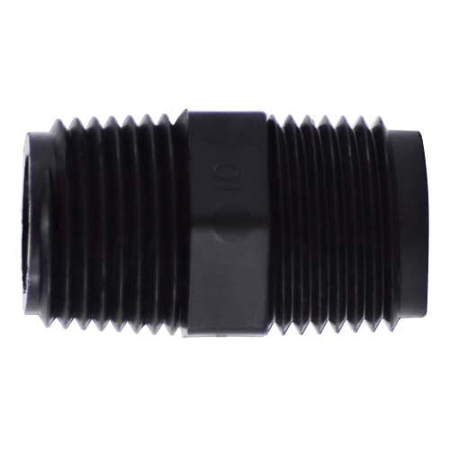 1/8 BLACK POLY HEX NIPPLE