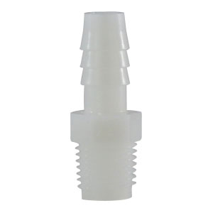 3/8 X 1/2 HB X MIP WHT NYLN ADPT