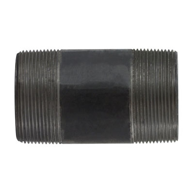 2 X 10 XXH BLACK SEAMLESS NIPPLE