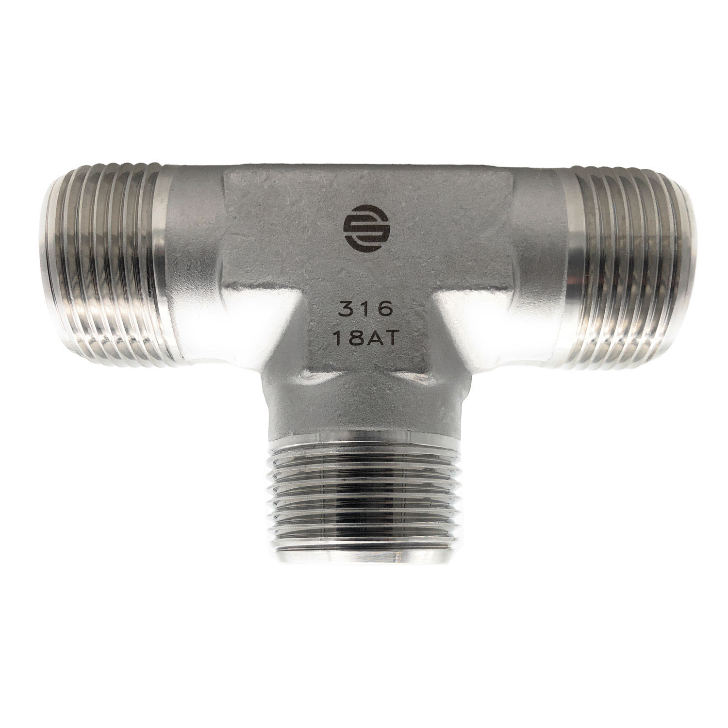316 1 MALE NPT TEE