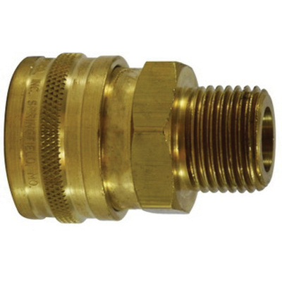 1 HIGH FLOW MALE COUPLER