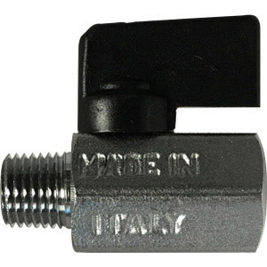 1/2 M X F CHROME MINI BALL VALVE