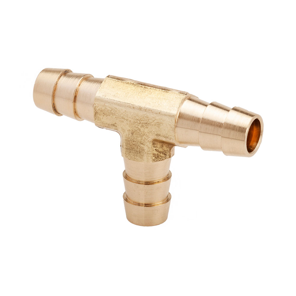 3/8 HID FORGED HOSE BARB TEE