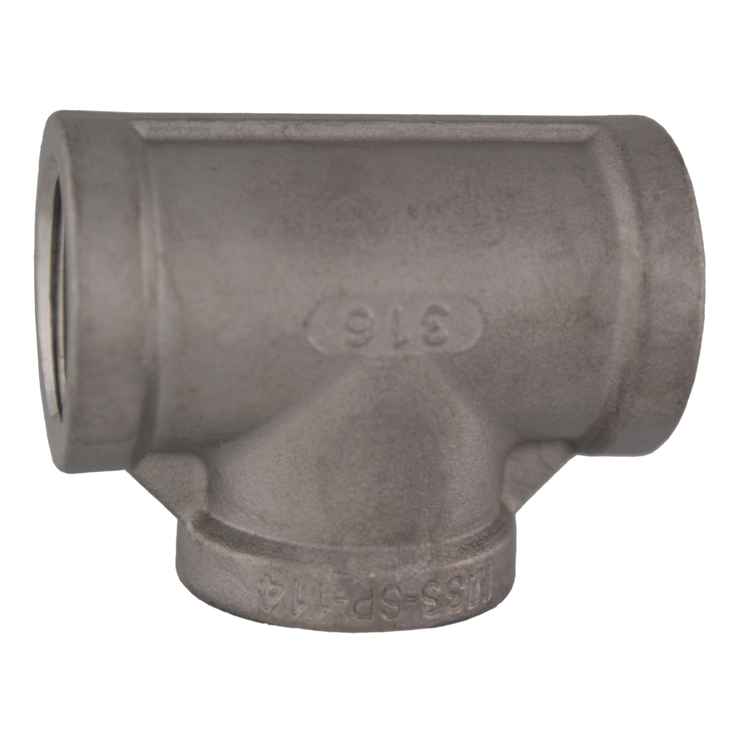 1 316 STAINLESS STEEL TEE - SP114