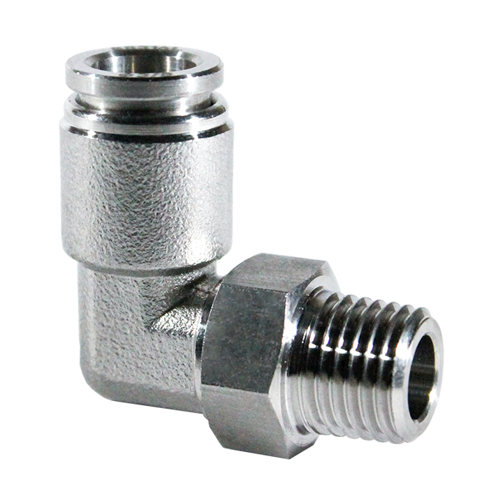 1/2 PTC X 3/8 MIP SWIVEL S.S. ELBOW
