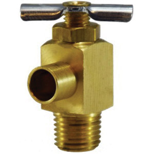 1/4MIP X .38ID BIB NEEDLE VALVE