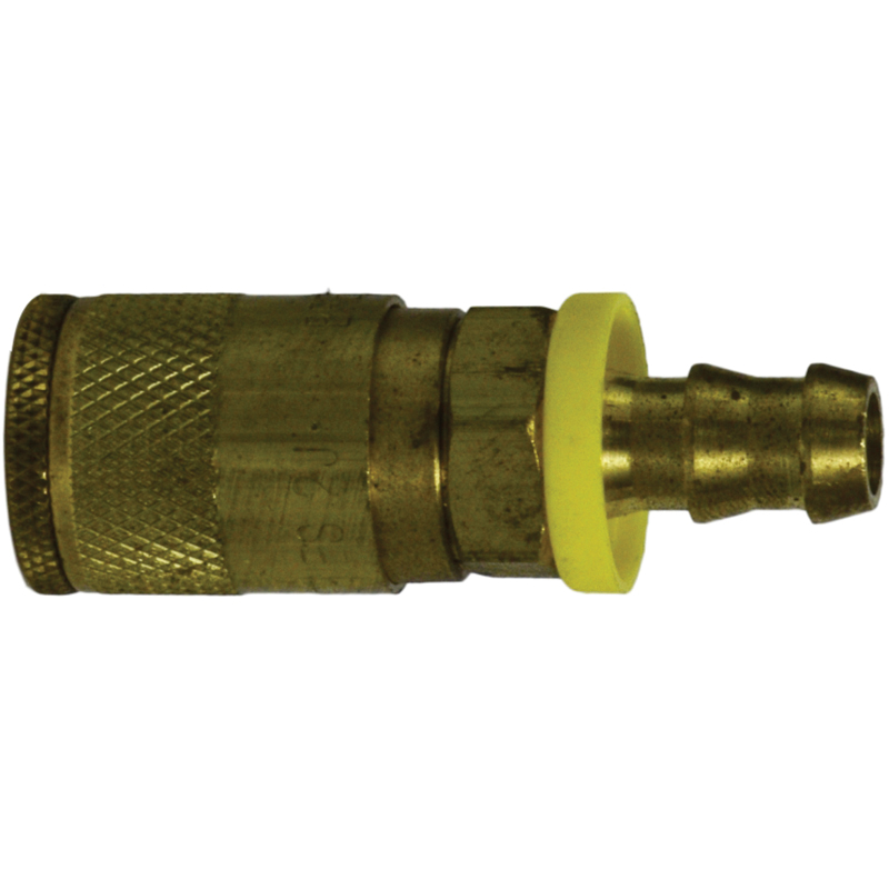 1/4P-ON HB PARKER TRU BRASS CPLR