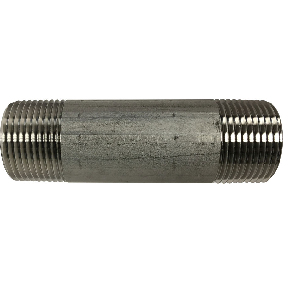 1 X 12" 304 STAINLESS STEEL NIPPLE