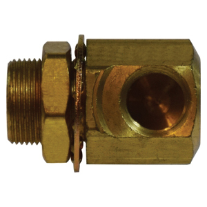 3/8 X 7/8-20X 3/8 BRASS BULKHEAD ELB