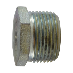 1 ZINC PLTD HEX HD STEEL PLUG