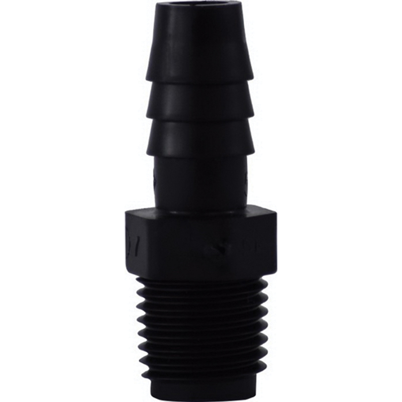 3/4 X 3/4 HB X MIP BLK POLY ADPT