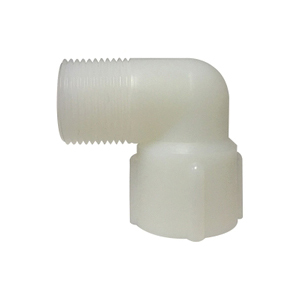 1-1/4 WHITE NYLON STREET ELBOW