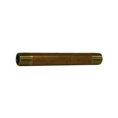 1/8 X 4-1/2 XH RED BRASS NIPPLE
