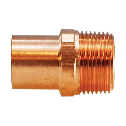 1-1/2 FTG X MALE COPPER FITTING