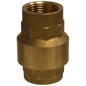 1 BRASS IN-LINE CHECK-VITON