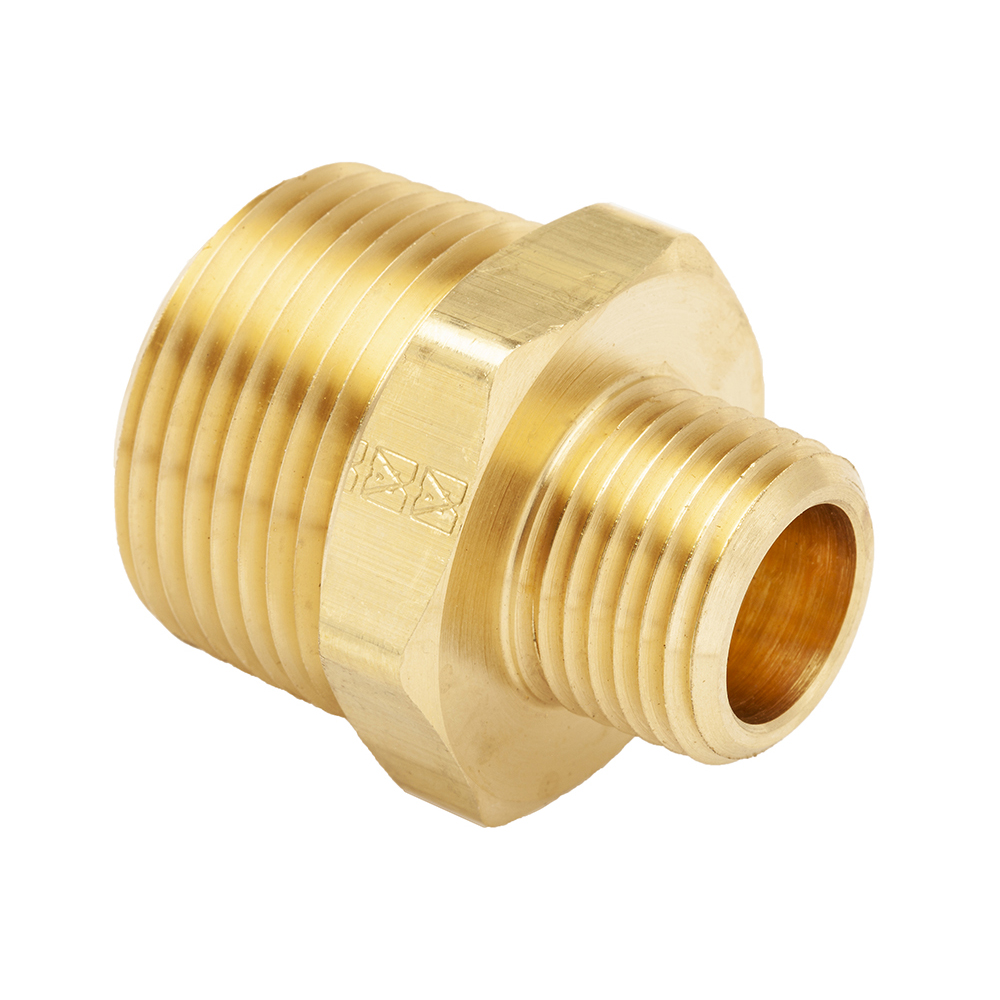1/4 X 1/8 LP RED. HEX NIPPLE