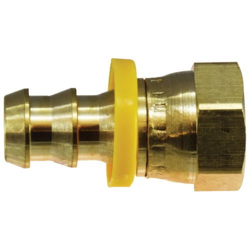1/4 X 1/4 GRIP-ON HB to 45/37 FEM SWVL