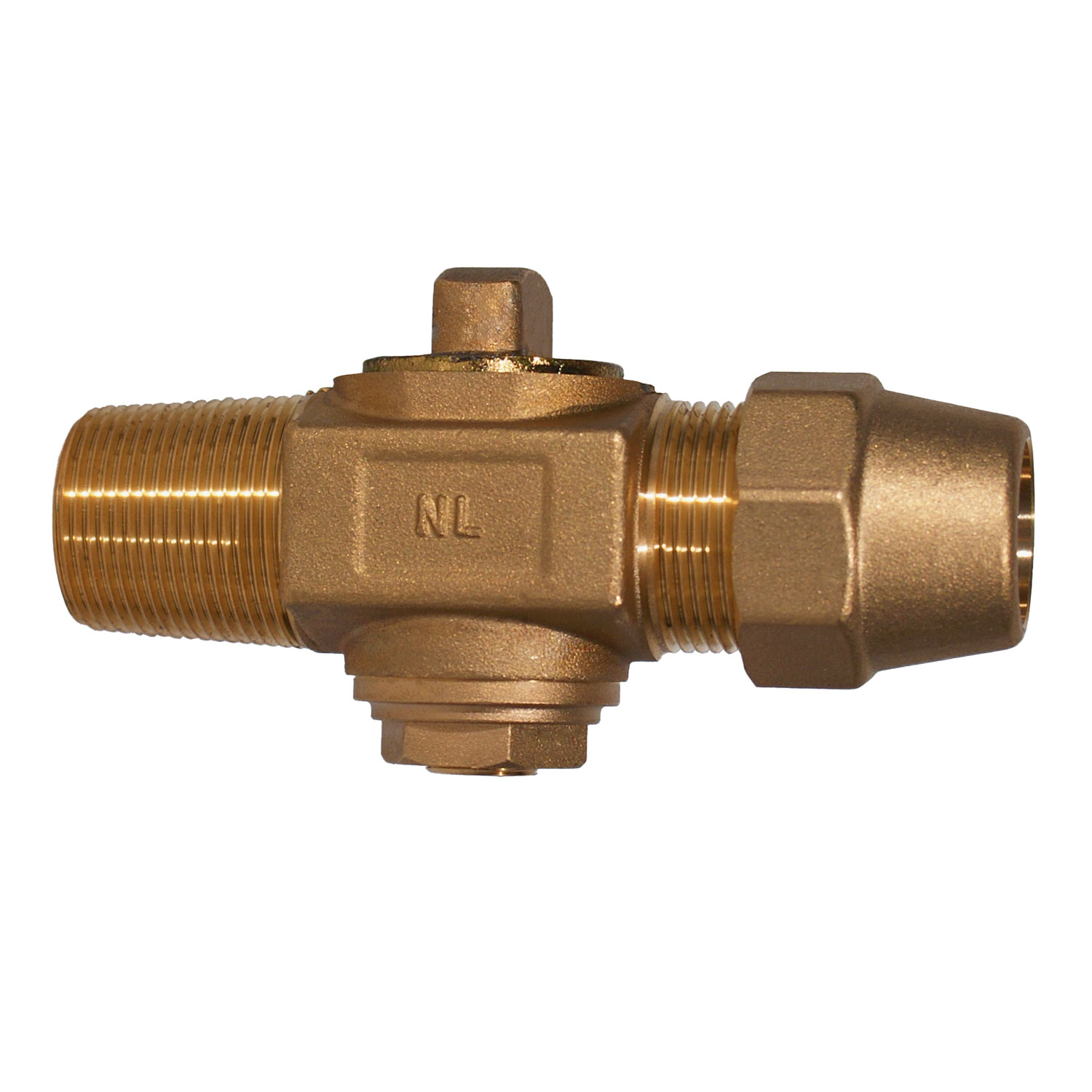 1 LF CURB STOP BALL VALVE MIP/CTS