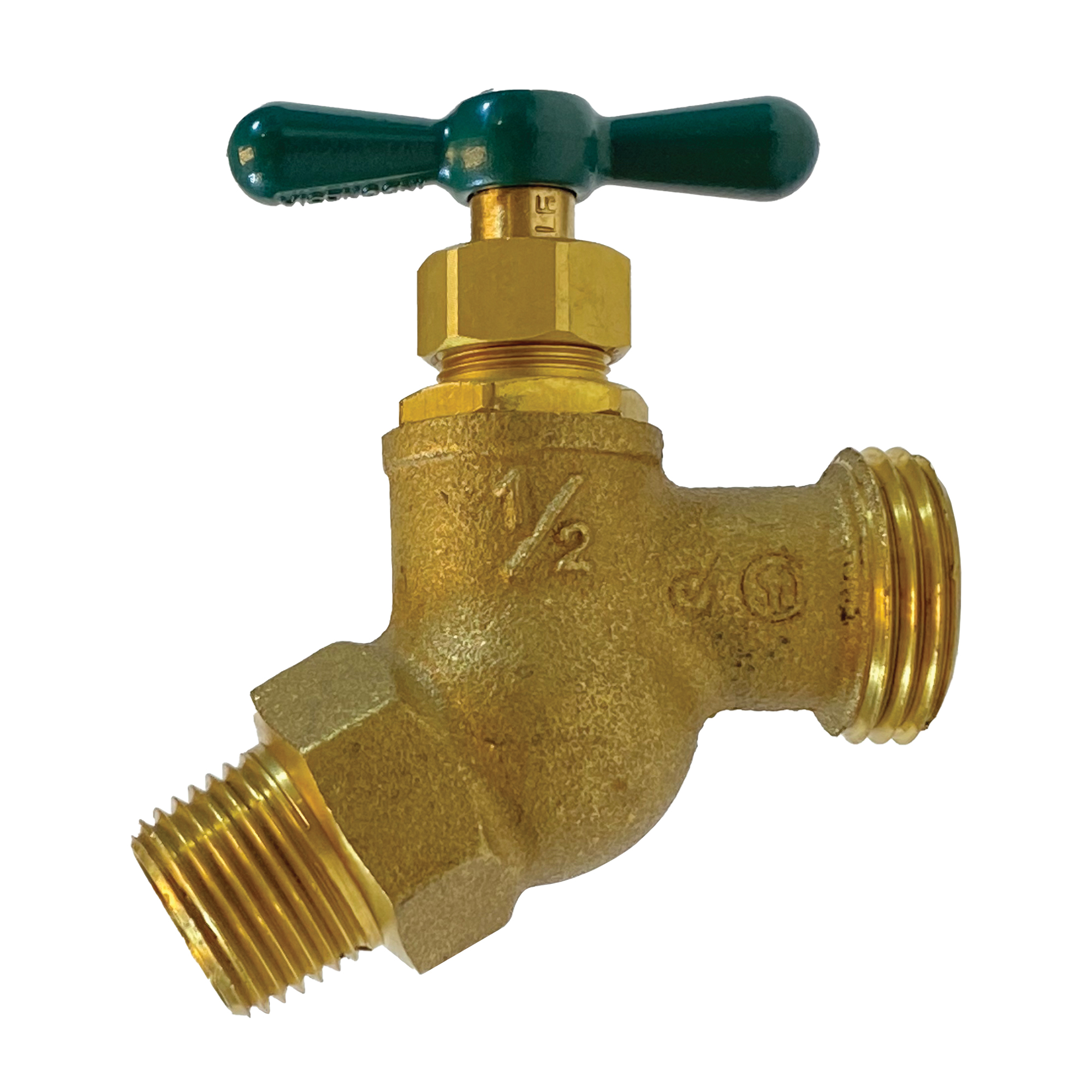 1/2 MIP X 3/4 MHT NO KINK HOSE BIBB LF