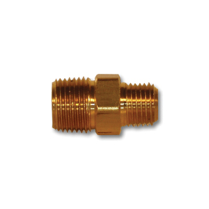 1/2MPT X 3/8MPT LF HEX NIPPLE