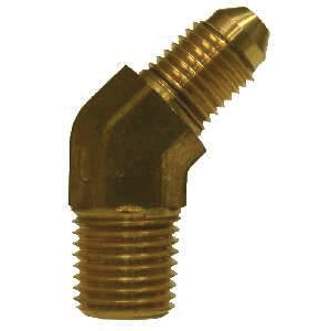 7/16-20 X 1/8 M JIC X MIP 45 ELB