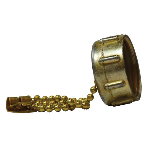 3/4 GARDEN HOSE CAP W/7.5CHAIN