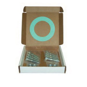 2 BOLT & GASKET SET W/PLATED STEEL BOLTS