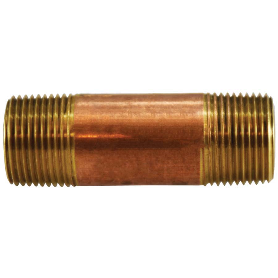 3/4 X 12 LEAD-FREE EH BRASS NIPPLE