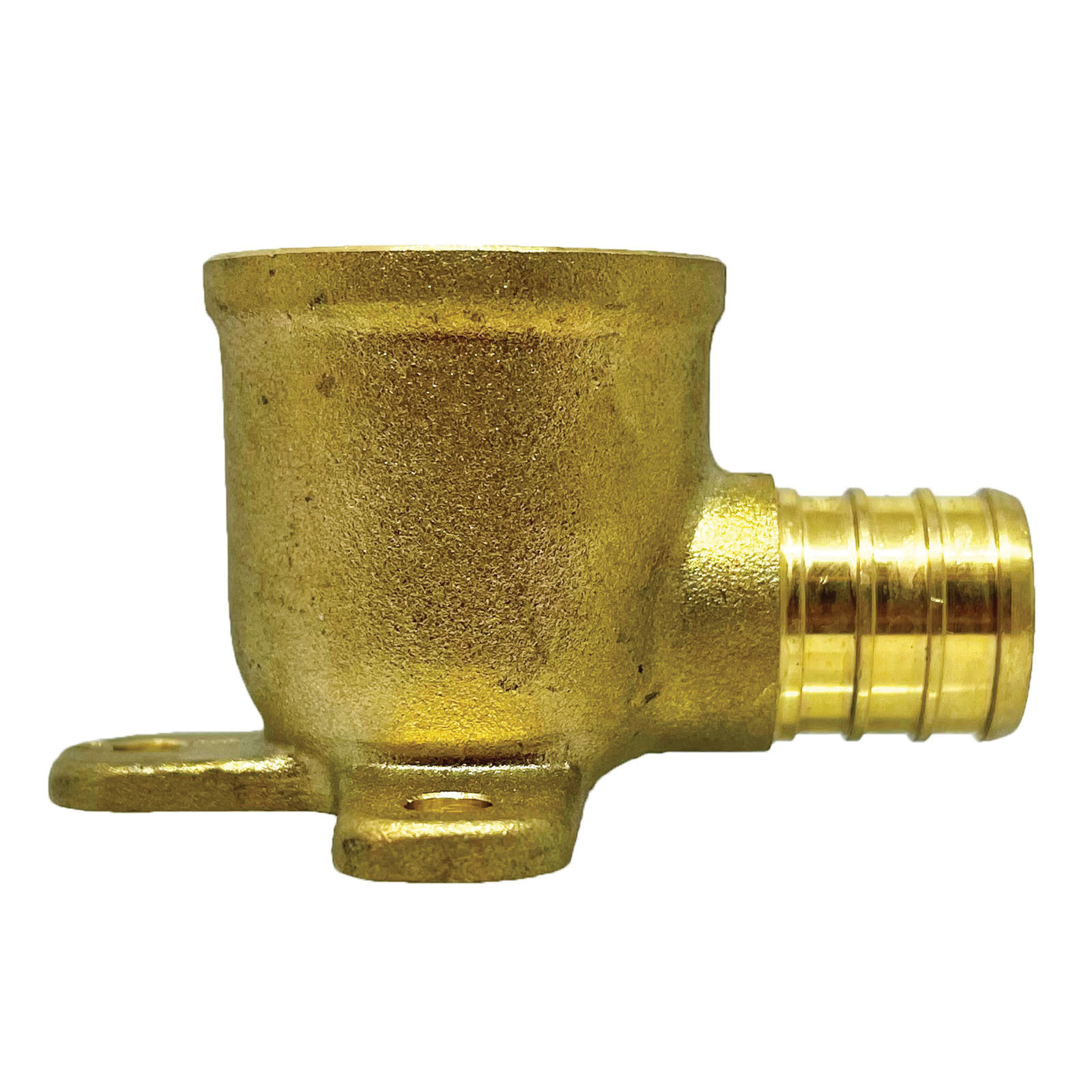 1/2PEX x1/2 FIP DROP EAR LF BRASS 90