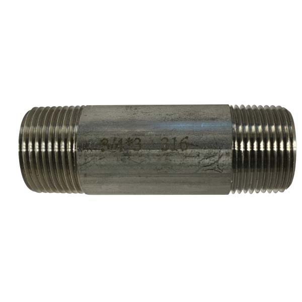 3/4 X 9 WLD SS NIPPLE 304