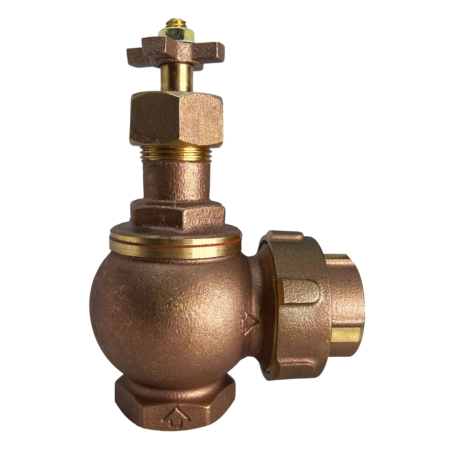 1-1/2FIP ANGLE GLOBE VLV UNION CROSS HDL