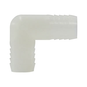 1 WHITE NYLON HB UNION ELBOW