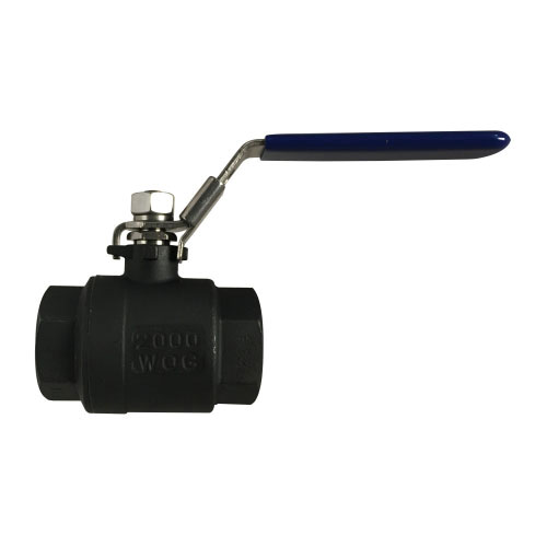 1 1/2 2000PSI 2 PC CARBON BALL VALVE