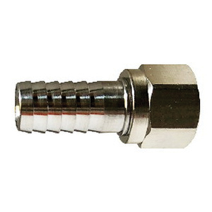 3/8 BARB X 1/4 FE FL SWIVEL #304 SS