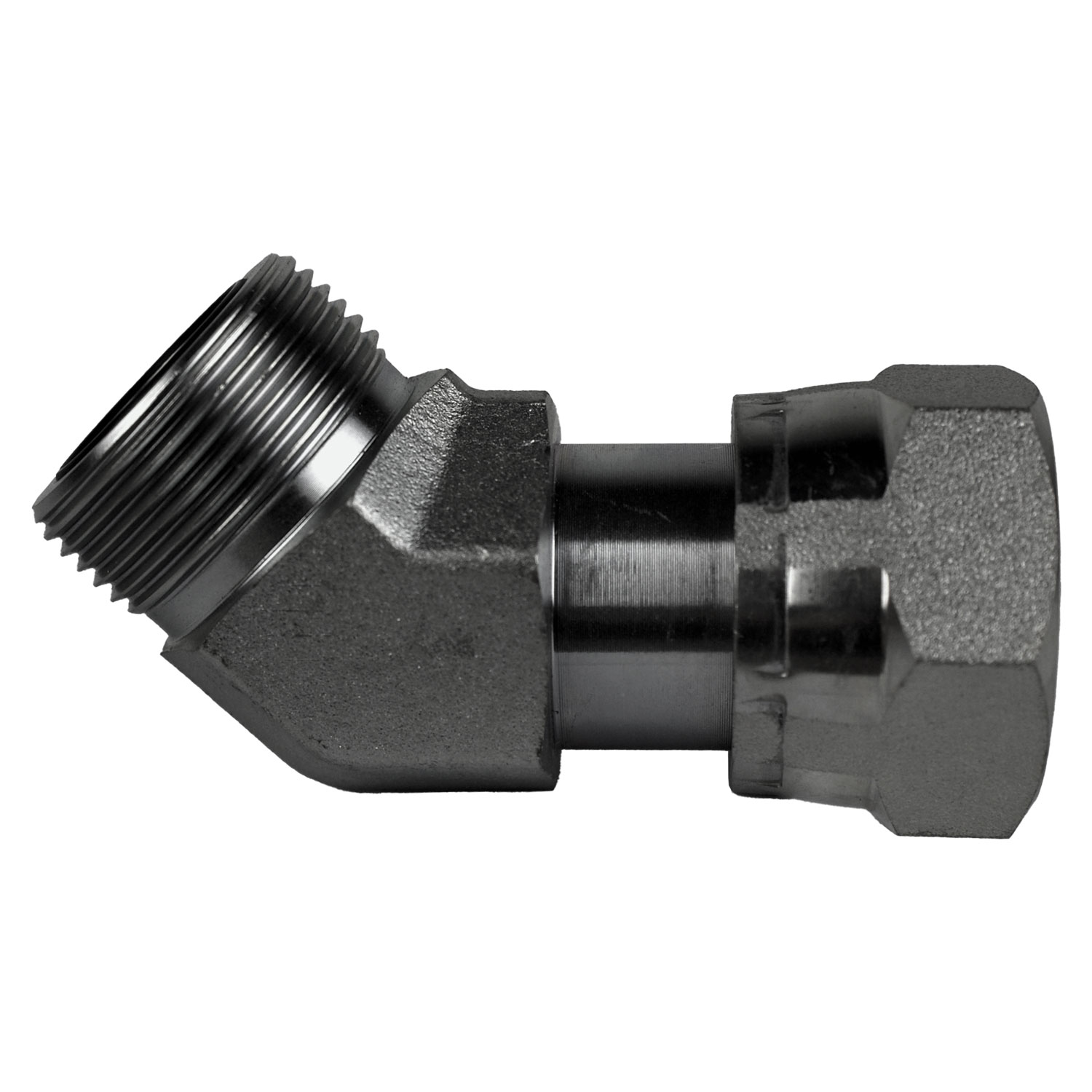 1-7/16-12 MORFSXFORFS 45 ELBOW STEEL