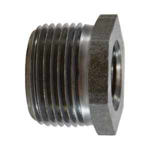 1 X 1/2 MXF BLACK STEEL HEX BUSH