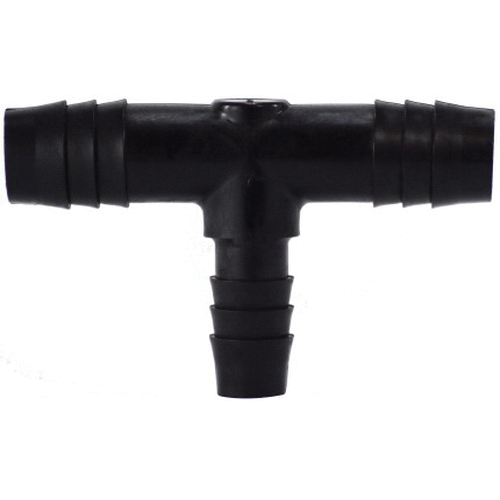 1/2X3/8 BLK POLY RED HB BRANCH T