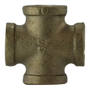 1/8 BRASS CROSS LF