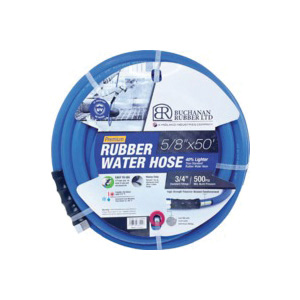 3/4" x 50' x150psi Blue Water hose w/ fi